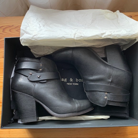 Rag & Bone Black Harrow Boots - Picture 11 of 12